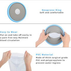 Reusable Waterproof Foot Cast Cover for Shower & Bath - Watertight Protector