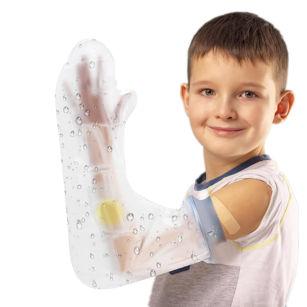 Kids Waterproof Arm Cast Cover for Shower - Soft, Comfortable, Watertight Seal, Ages 8+