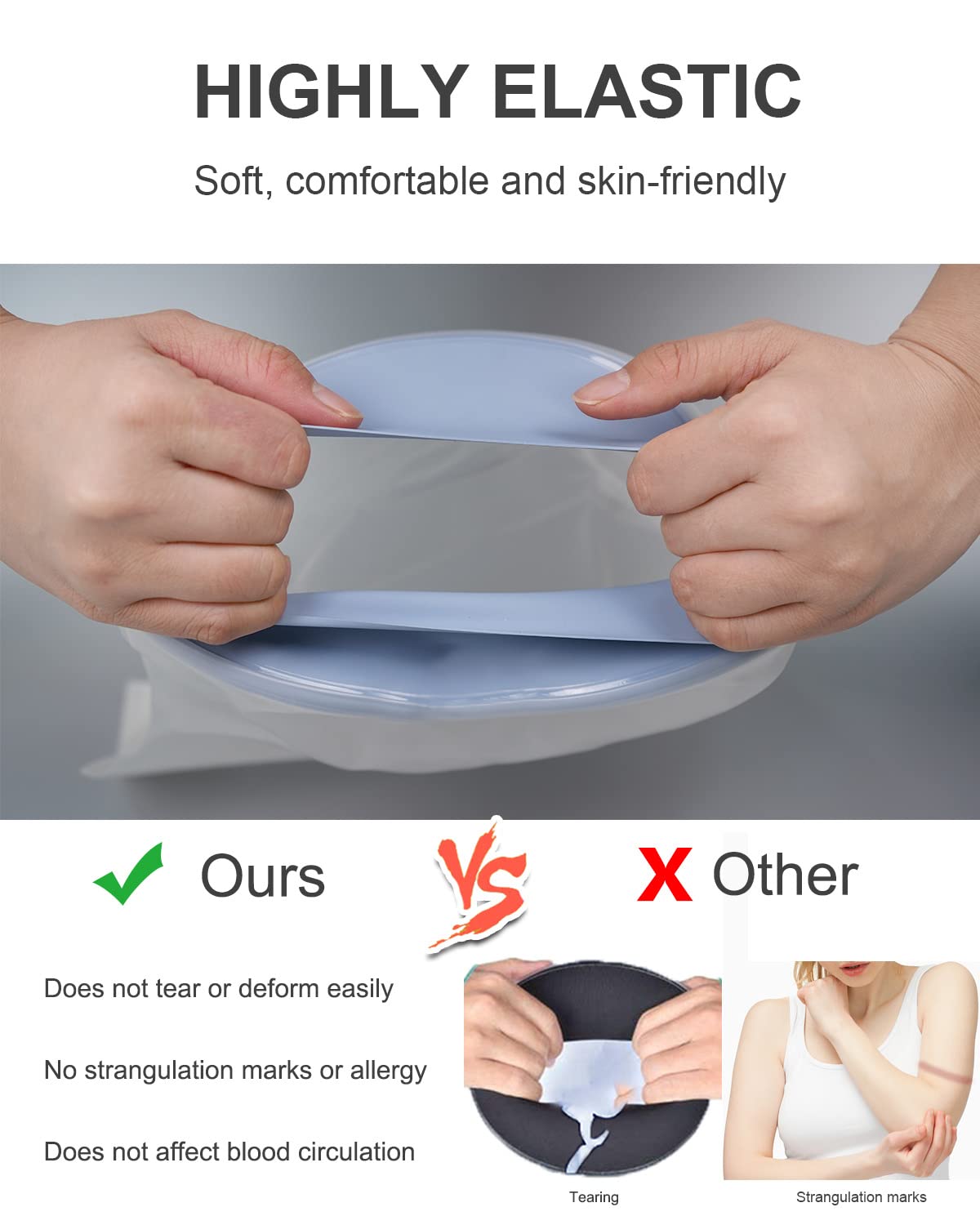 Waterproof Cast Cover for Shower Arm - Reusable, Comfortable & Soft Protector for Adults, Fits Most Sizes