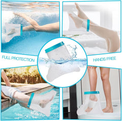 Waterproof Foot Cast Cover - Reusable Wound Protector for Shower & Bath