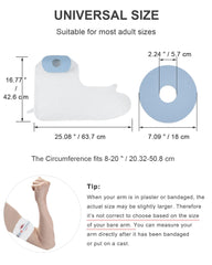 Waterproof Cast Cover for Shower Arm - Reusable, Comfortable & Soft Protector for Adults, Fits Most Sizes