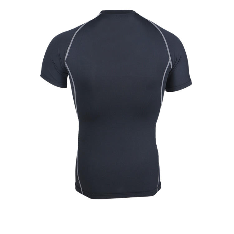 Breathable Quick-Dry Outdoor Cycling Jersey - Short Sleeve, Elastic, Tight Fit Bicycle Clothes