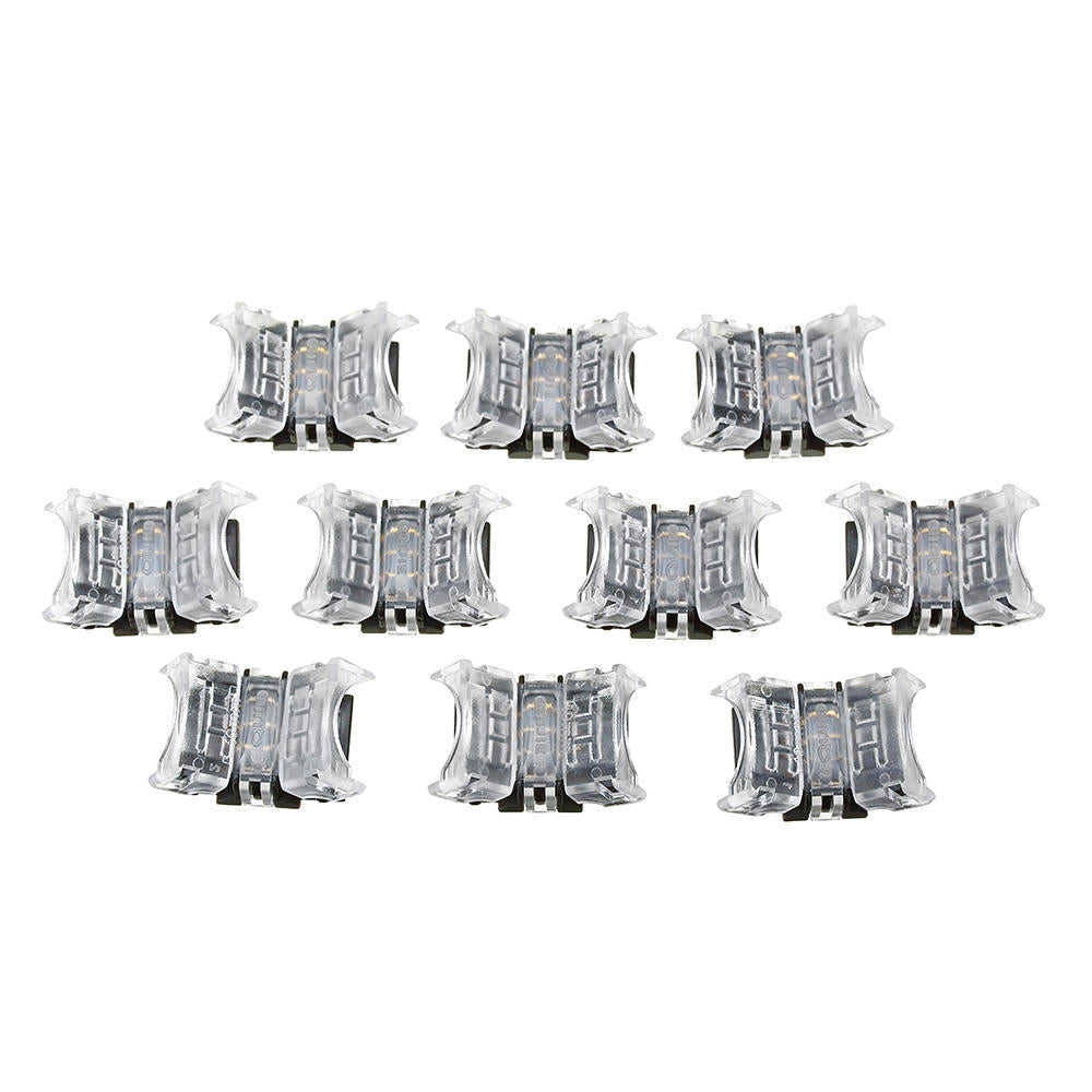 10PCS 4-Pin 10MM Board-to-Board Tape Connector for Waterproof RGB LED Strip Lights