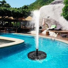 3W Solar Energy Floating Fountain with Battery & Night Breathing Light for Bird Basin