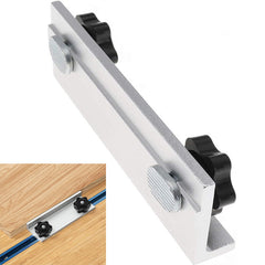 Aluminum Alloy T-Track Stop Kit with Knobs for Woodworking Projects