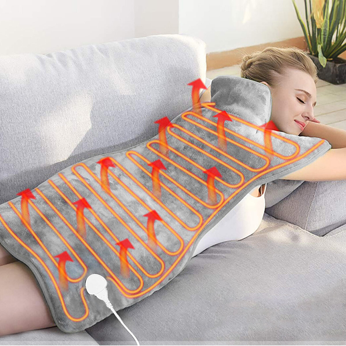 Smart Electric Heating Shawl with Dehumidification and 6-Level Temperature Control