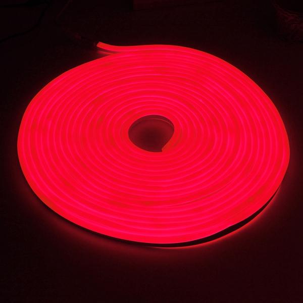 15M 2835 LED Flexible Neon Rope Light - Waterproof 110V Xmas Outdoor Strip