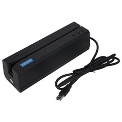 USB Card Magstripe Reader Writer with Built-in Adaptor for Windows MSR206 MSR X6 MSRX6BT
