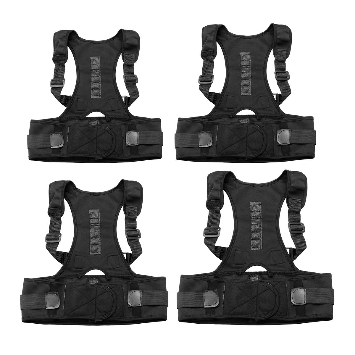 Adjustable Magnetic Back Brace Shoulder Corrector for Men and Women - Improve Sitting Posture