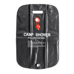 Portable Solar Camping Shower Bag 20L - Travel, BBQ, Hiking, Water Storage, Solar Heated, 1/2 Pcs/set