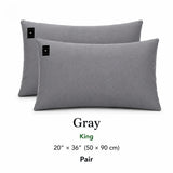 7HealthWell | EarthSc™ Grounding Pillowcase (Gray/White) - For Restful Sleep & Everyday Calm
