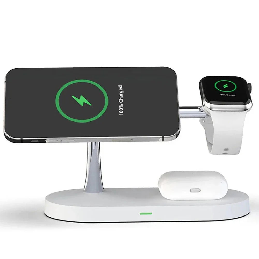 Fast Wireless Charger Pad for iPhone, Huawei, Redmi, AirPods, and Apple Watch