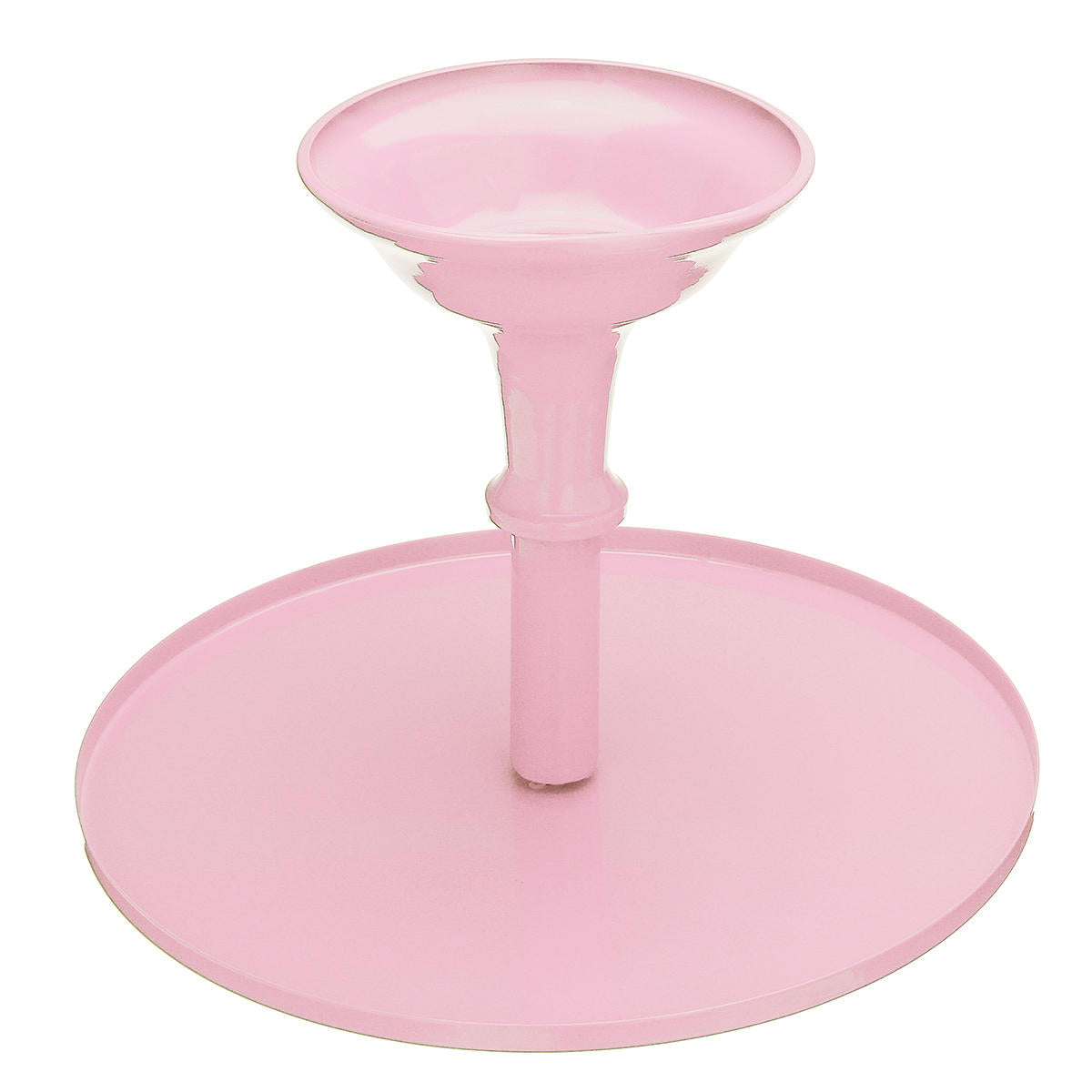 12" Iron Round Cake Stand Pedestal - Dessert Holder for Cupcakes, Wedding Parties, and Cakes