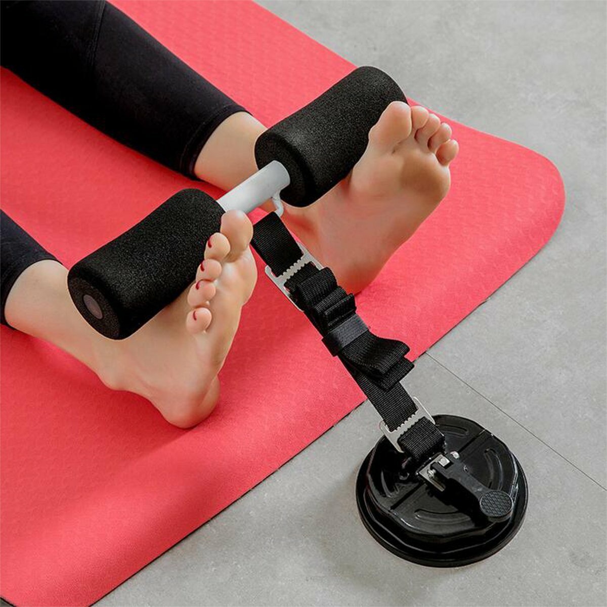 Abdominal Suction Cup Sit-Up Aid for Muscle Training - Fitness Equipment