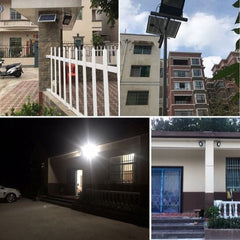 44/170 LED Solar Wall Lights Outdoor Waterproof Infrared Garden Lamp with Remote Control and Timing Function