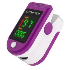 Portable Finger Clip Pulse Oximeter - Color Screen Blood Oxygen Saturation Detector for Health Care