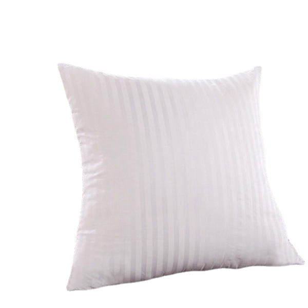 2-Pack Striped Vacuum Compression Pillow Inserts - Square Cushion for Sofa Decor