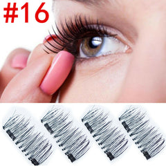 4-Piece Lash Set: 2 Pieces Per Eye for a Full Pair of Lashes