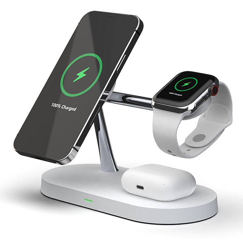 Fast Wireless Charger Pad for iPhone, Huawei, Redmi, AirPods, and Apple Watch