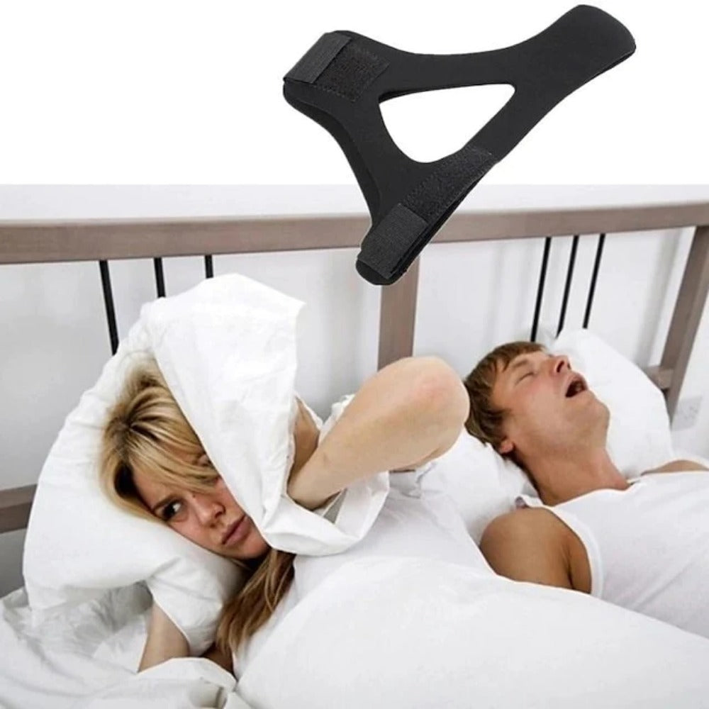Anti Snoring Belt Chin Strap Mouth Guard for Men & Women - Snore Stopper Bandage Gift