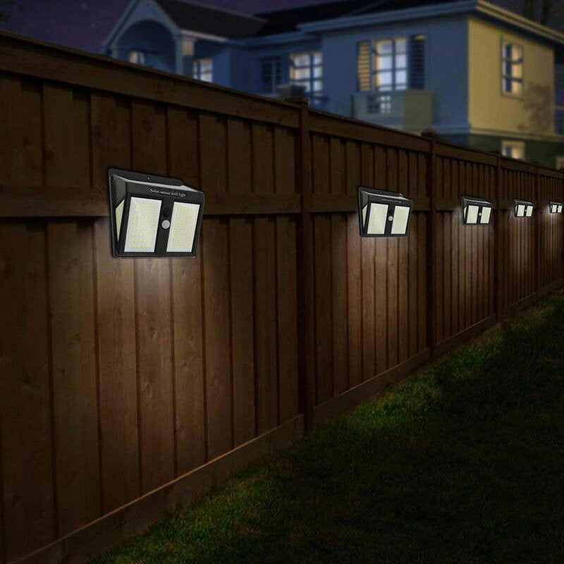 146/250 LED Solar Lights - Wireless, Waterproof, Motion Sensor for Outdoor Garden Security