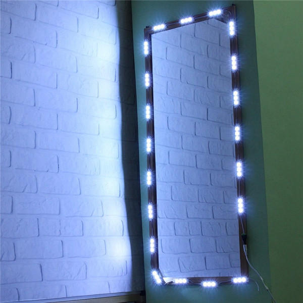 1.5M Waterproof White LED Module Strip Light Kit SMD5630 for Mirror Signage Lamp + DC12V Adapter