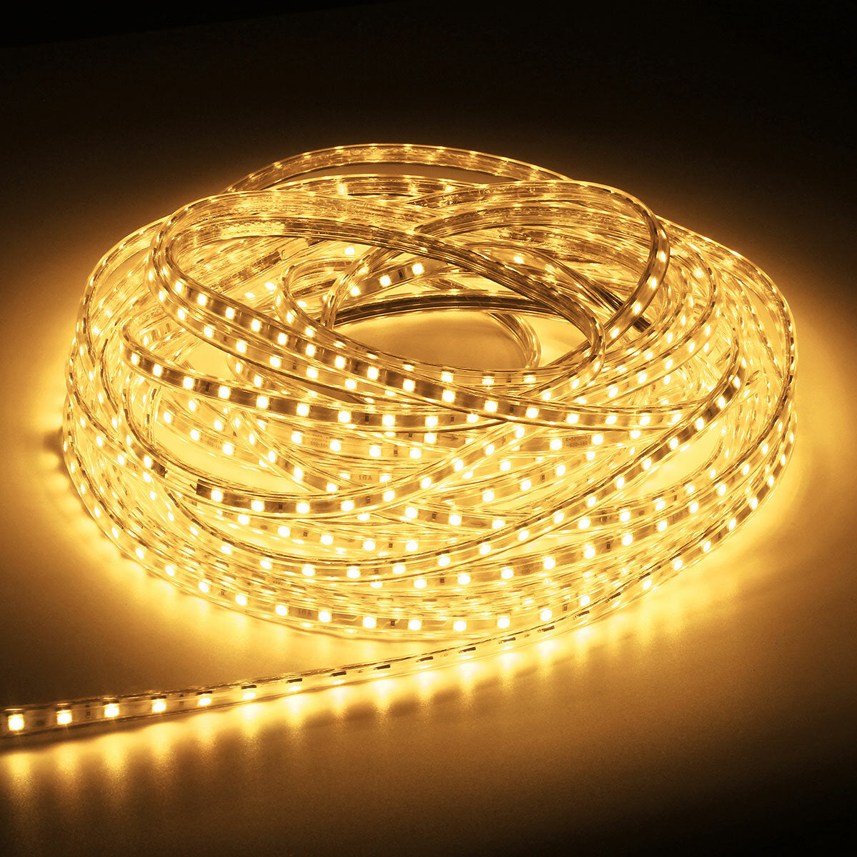 220V 14M 5050 LED SMD wasserdicht Outdoor flexible Band Seil Streifen Licht für Weihnachten