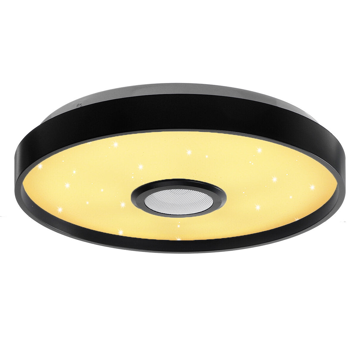 124LED Black Music RGB Ceiling Lamp - Smart WiFi & Bluetooth Control with APP & Remote