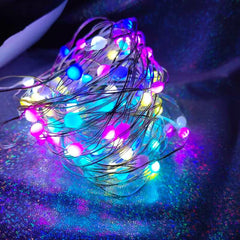 10M 33FT USB RGB LED String Light with Built-in IC, 12 Modes Remote Control for Christmas, Home, Party Decor