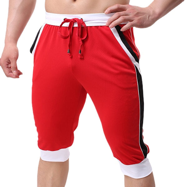 Men's PRO Fitness Jogger Running Sweatpants - Casual Drawstring Sports Shorts