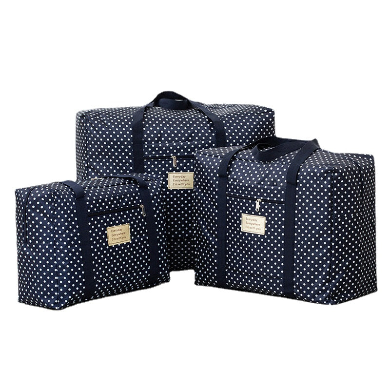 Portable Waterproof Travel Storage Bag - Large Capacity Folding Quilt Home Organizer