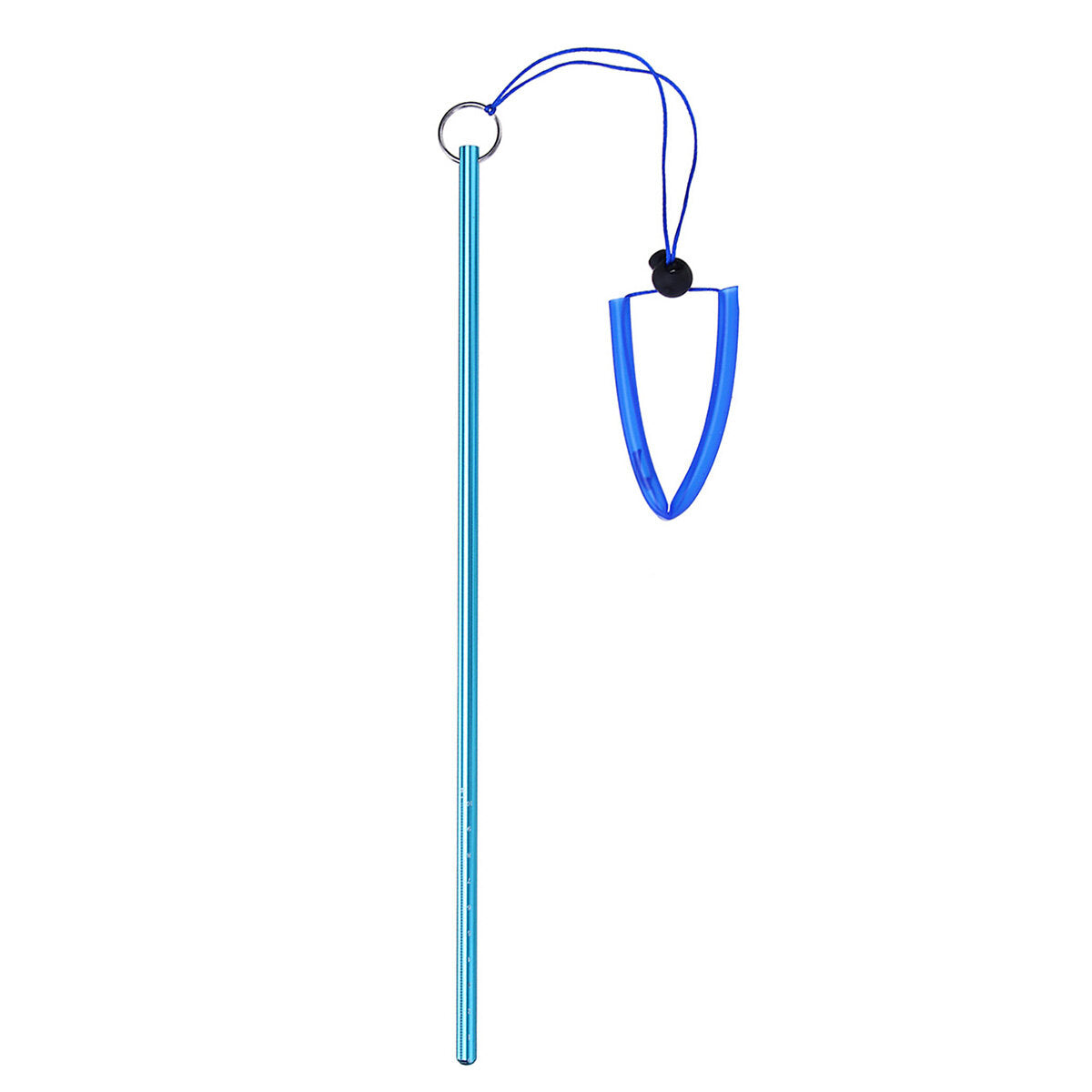 Colorful Aluminum Alloy Dive Stick with Lobster Clip and Hand Rope Lanyard