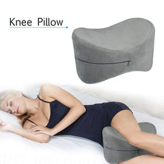 Orthopedic Knee Pillow with Memory Foam - Reduces Leg, Hip, and Joint Pain - Washable Cover