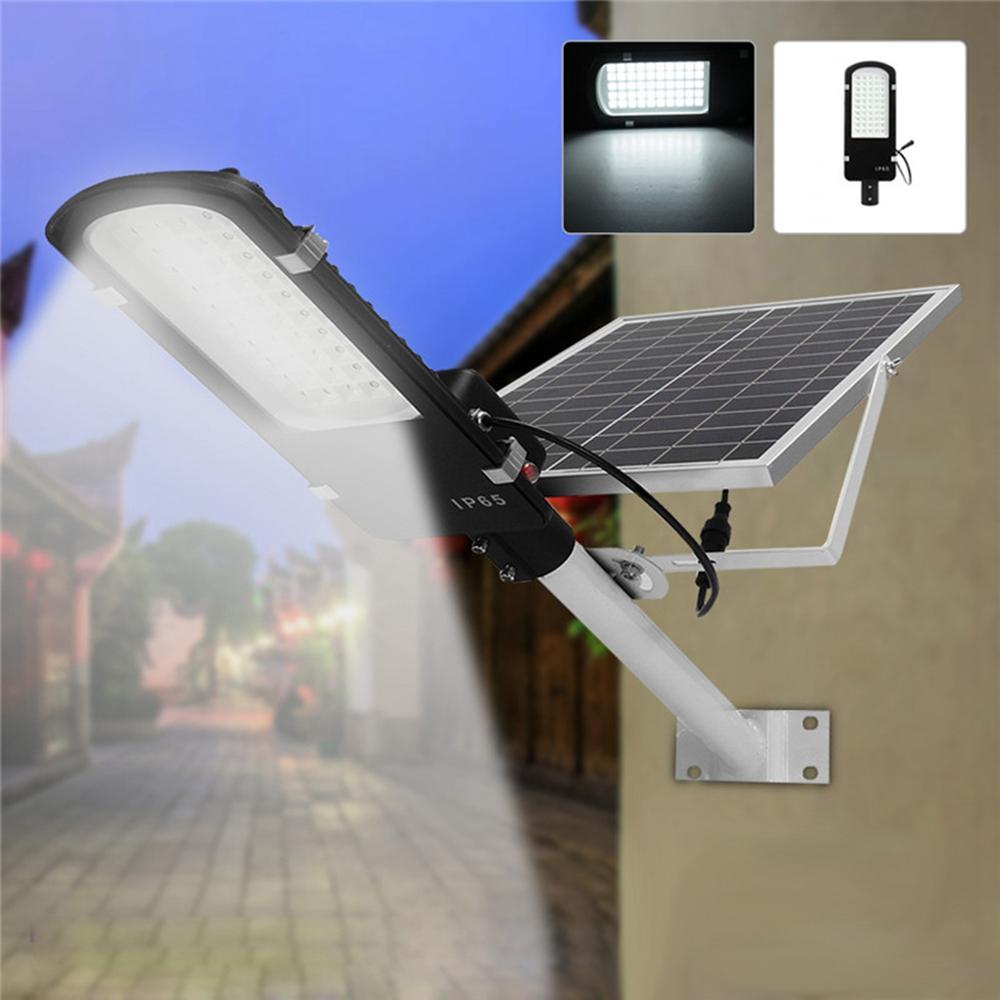 15W Solar LED Street Lamp with Light Sensor, Waterproof for Outdoor Garden Pathway