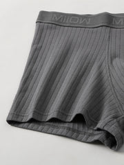 Herren-Boxershorts aus antibakteriellem Baumwoll-Jacquard mit U-Konvex-Muster, Multipack-Unterwäsche-Set