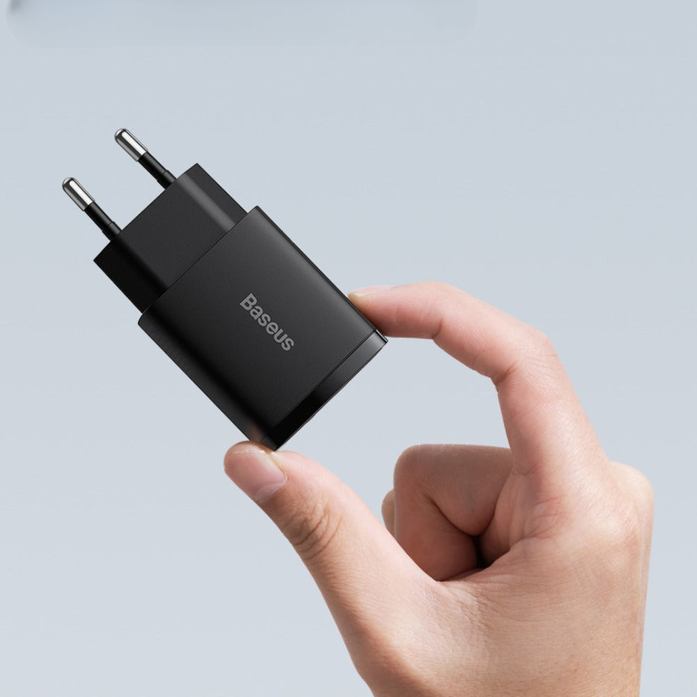 20 W Dual-Port USB PD Ladegerät, Schnellladeadapter für iPhone, Huawei, Samsung, Xiaomi