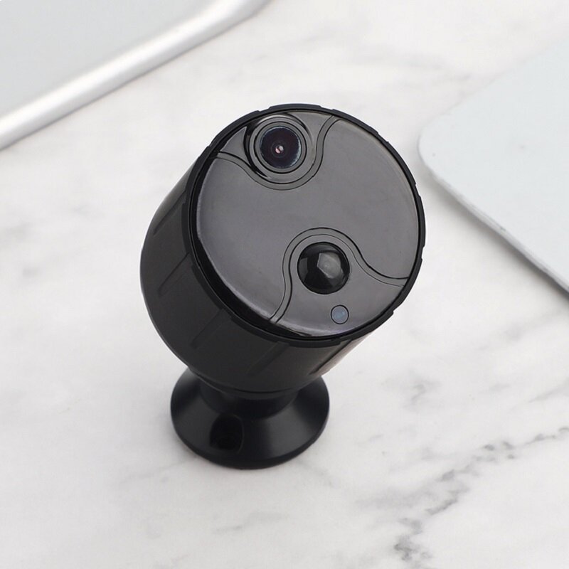 HD 1080P Mini WIFI IP Camera, 170 Degree Wide Angle, Long Standby, Night Vision, PIR Human Detection, Two-Way Intercom