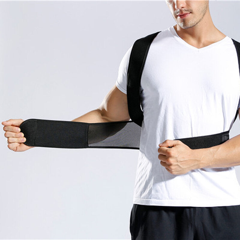 Adjustable Humpback Posture Corrector - Back Belt Support for Pain Relief and Shoulder Alignment