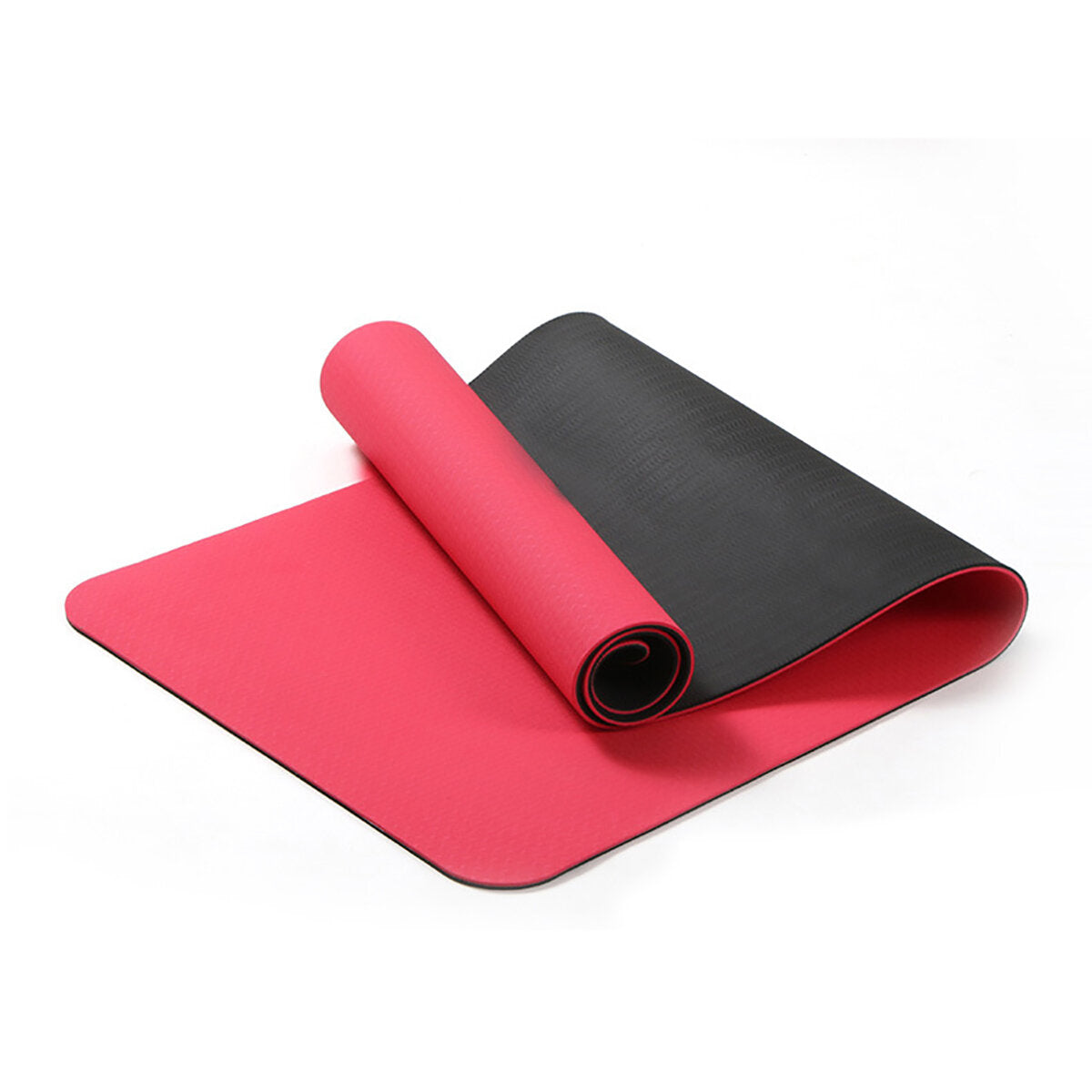 6MM Thick Non-Slip Professional Yoga Mat with Carrying Bag for Home Pilates and Fitness Workouts