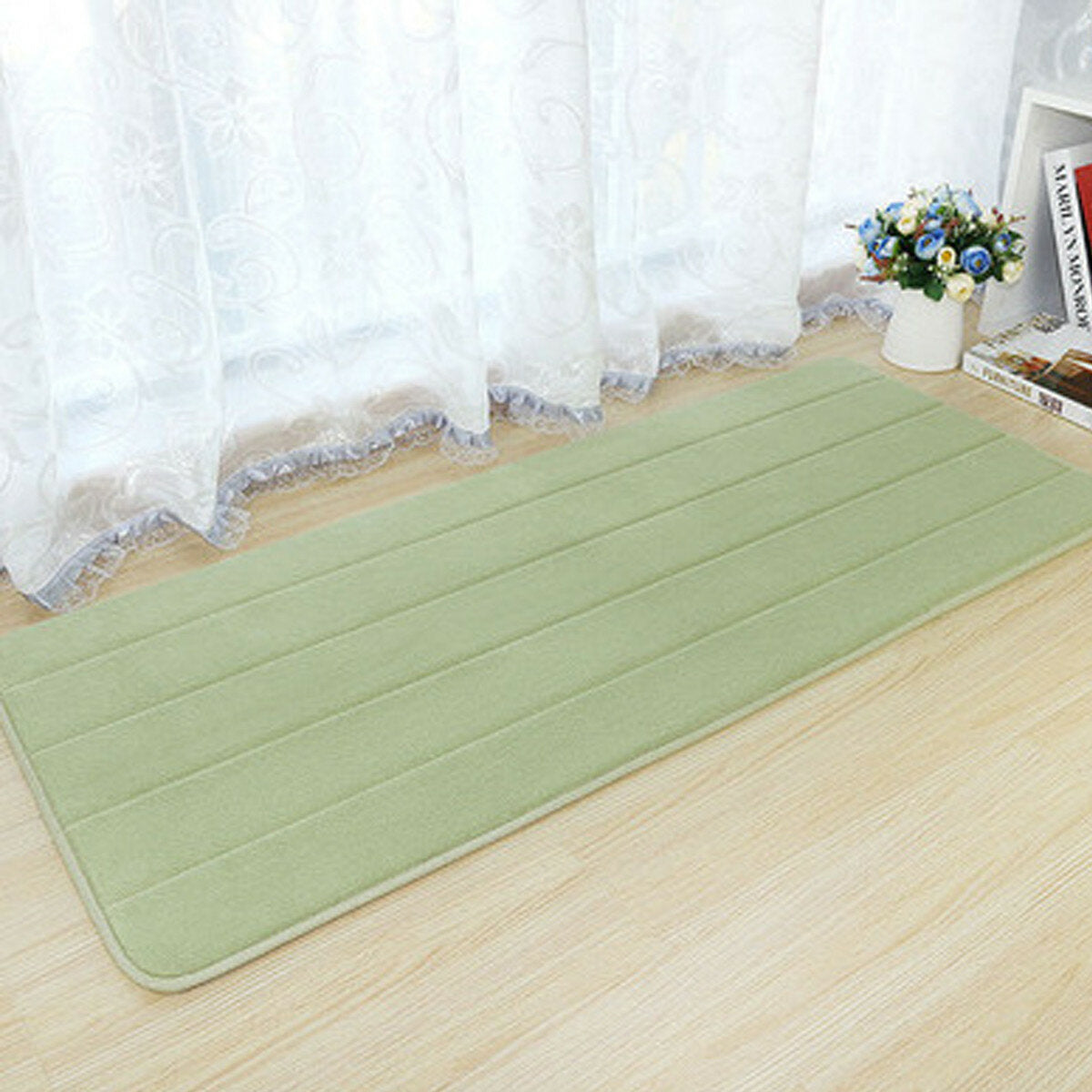 120x40cm Non-Slip Absorbent Memory Foam Rug for Bedroom, Bathroom, Kitchen, Door Mat, Floor Mat, Bath Mat