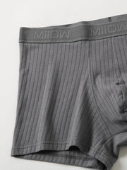 Herren-Boxershorts aus antibakteriellem Baumwoll-Jacquard mit U-Konvex-Muster, Multipack-Unterwäsche-Set