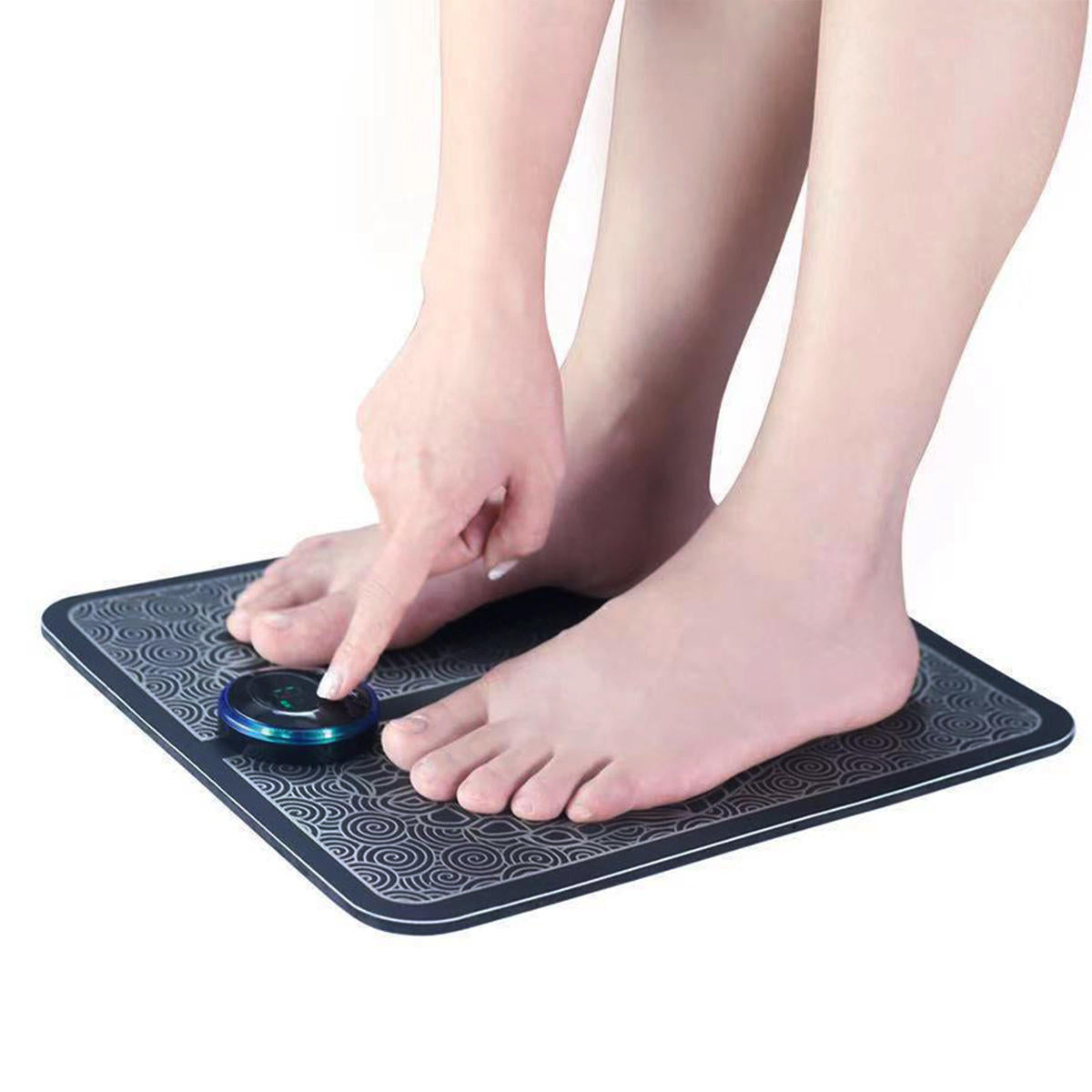 Electric Foot Massager Mat - Muscle Stimulator, Acupuncture, Vibration, Physiotherapy Relief Device