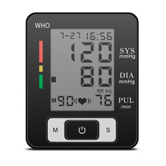 3-in-1 Finger Pulse Oximeter & Wrist Blood Pressure Monitor - Elderly Health Care Set