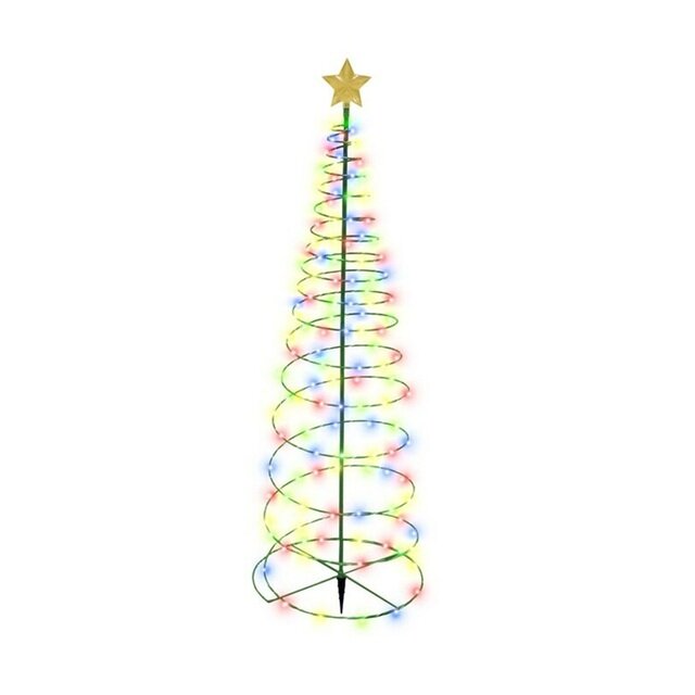 Creative LED Christmas Spiral Tree Lights - Outdoor Xmas Decor