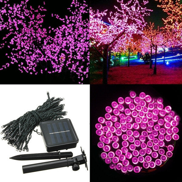 200 LED Solar Powered Fairy String Lights - Garden Party & Christmas Decor