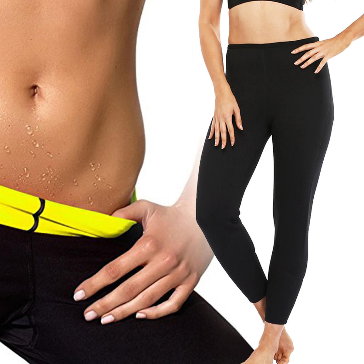 Unisex Neoprene Slimming Fitness Trousers - Accelerate Sweating Yoga Sports Pants