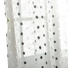 1x2m Fashion Bird Nest Voile Door Curtain Panel - Sheer Room Divider & Home Decor