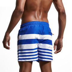Gestreifte Strand-Surf-Boardshorts für Herren – Lockere Passform, lässige Strandkleidung