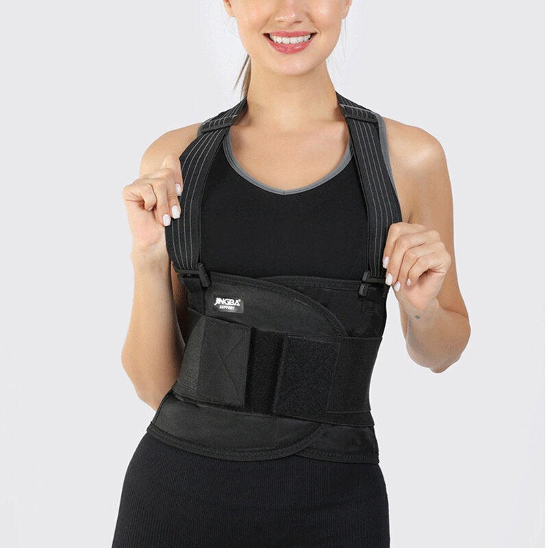 Adjustable Breathable Lumbar Support Belt for Pain Relief - Sport Protection Waist Brace