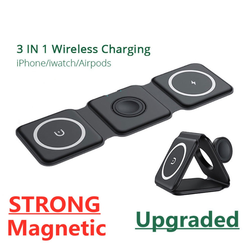 Fast Wireless Charger Pad for iPhone 15, Samsung S23, Huawei Mate60, AirPods, Watch